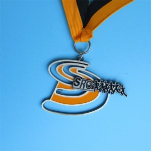 Design din egen sportslegeringsmedalje med lanyardmedaljer Sport Metal