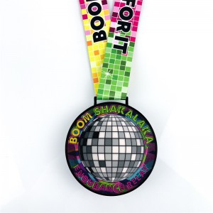 LED glødendenatkøremedaljer Ball Design Fun Run Medal
