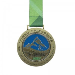 Perfekt design Custom Logo 4D Sport Medals og Ribbon Commemorative Medals