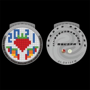 Brugerdefineret race medalje sjov LEGO -medaljer Sportsmedaljer