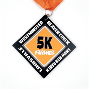 Gag brugerdefinerede trykt medalje, der kører medaljeberedskaber medalje gaver