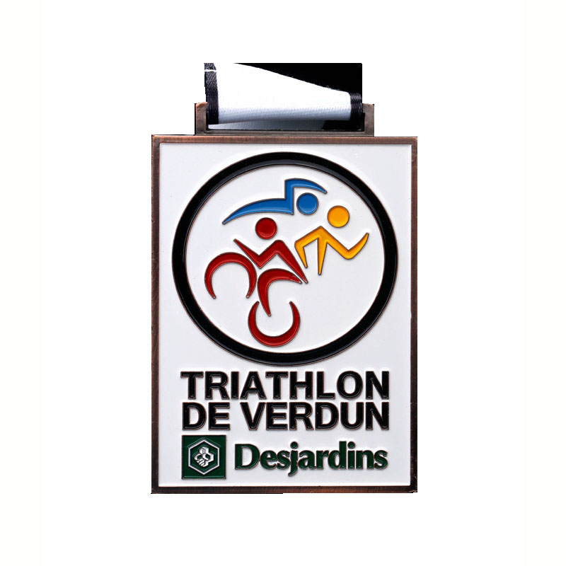 Brugerdefineret form logo metal sportsmedal