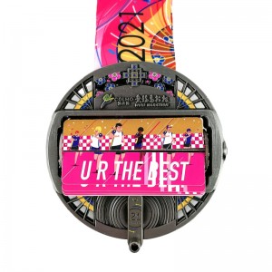 Sportmedaljer Leverandører Tilpasset virtuel kørt medalje OEM Running Medals Factory