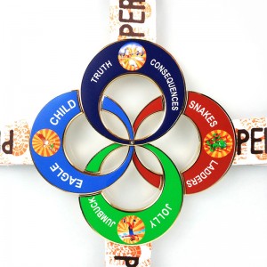 Billig tilpasset metalpriser kombination medalje